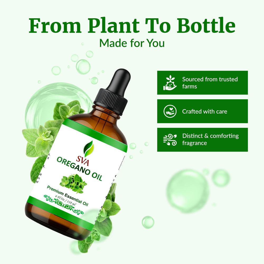 SVA ORGANICS oregano oil applied to skin with carrier oil