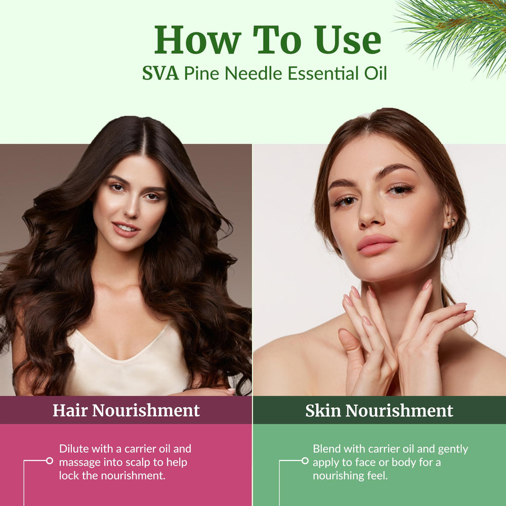 DIY soaps or candles use SVA Pine Needle Oil for soothing aroma.