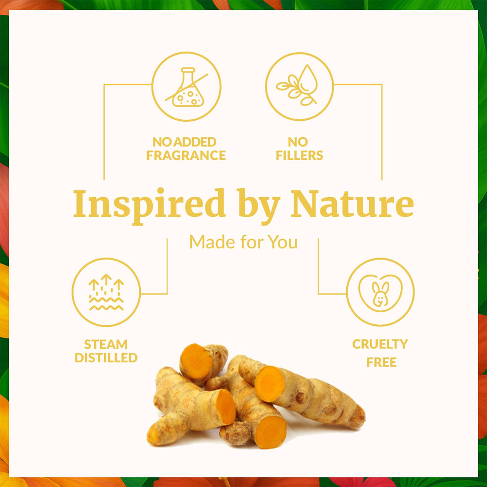 SVA Turmeric Essential Oil in diffuser setup for warm aroma