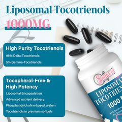 Pouring softgels from the bottle illustrates easy daily dosing
