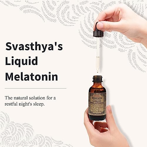 Svasthya Liquid Melatonin 2 oz twin-pack for value