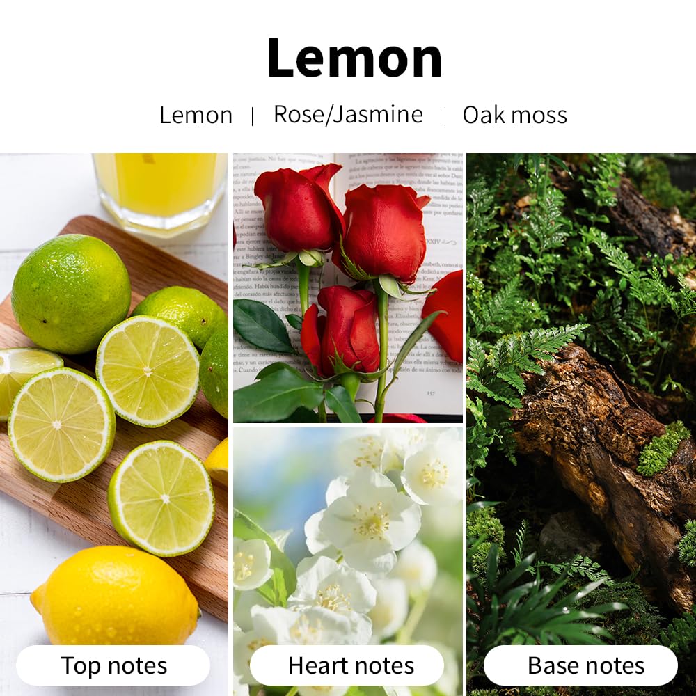 SVECKE lemon scented candle burn-time close-up with steady flame for long-lasting fragrance