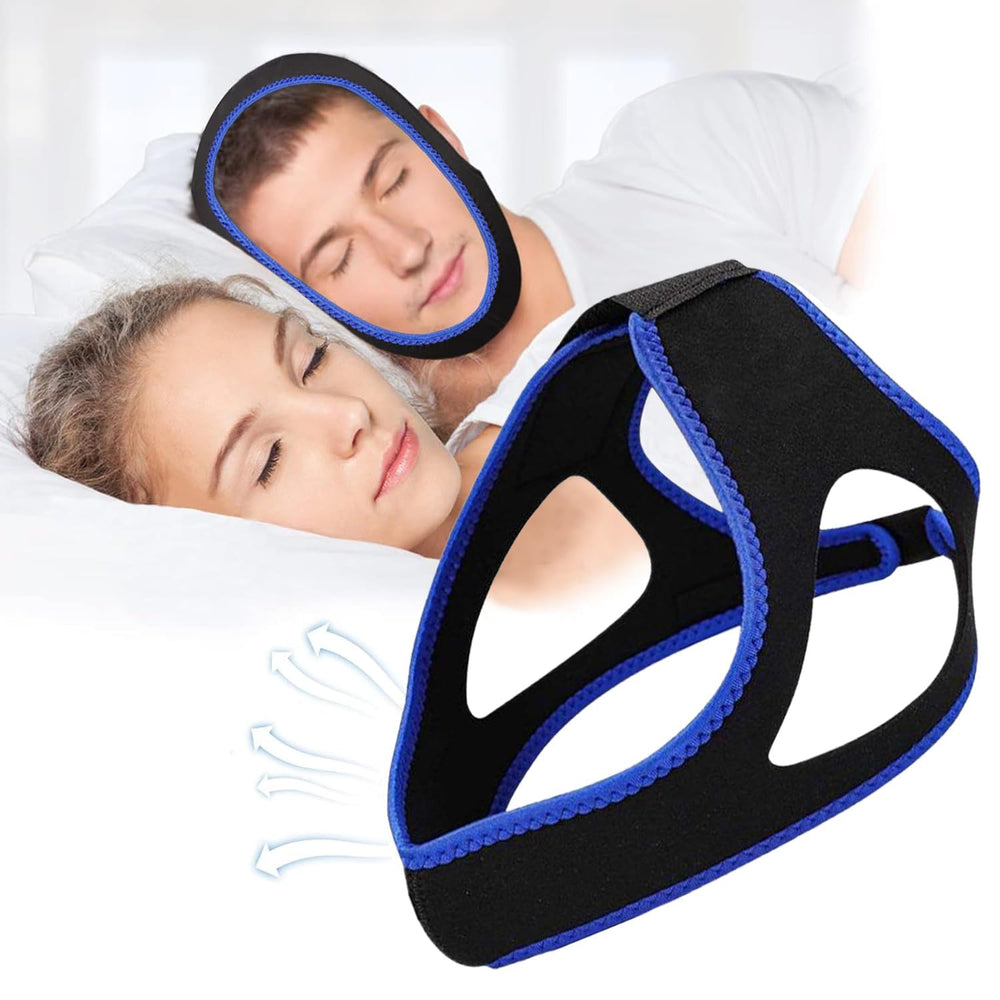 Sviiolnnr anti snore chin strap worn at night for secure mouth closure