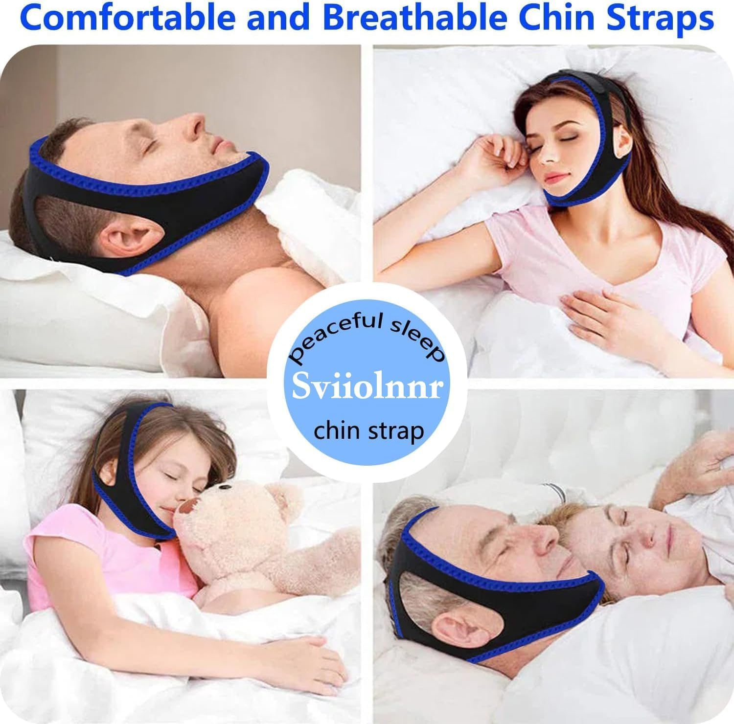 Sviiolnnr compact portable chin strap for travel