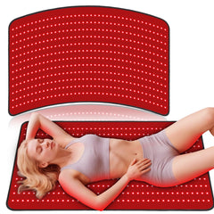Svlseiia red light therapy mat shows full back coverage for broad relief opportunities