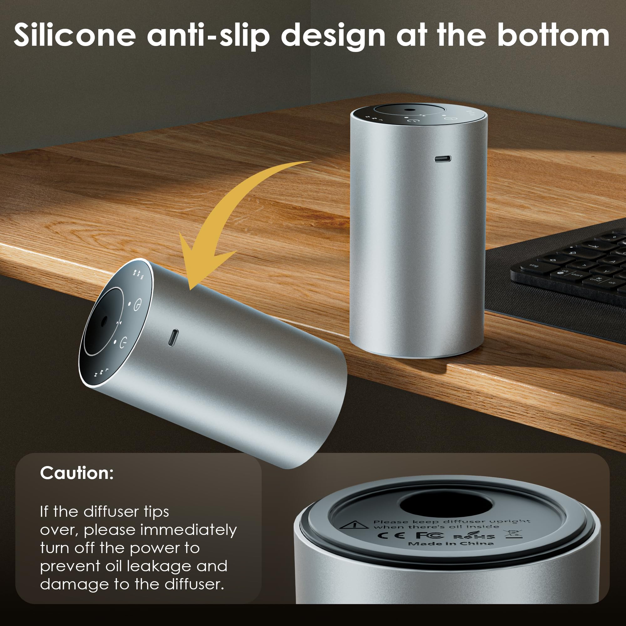 SVNWKRE home and car diffuser dual-use design with clear LED indicators