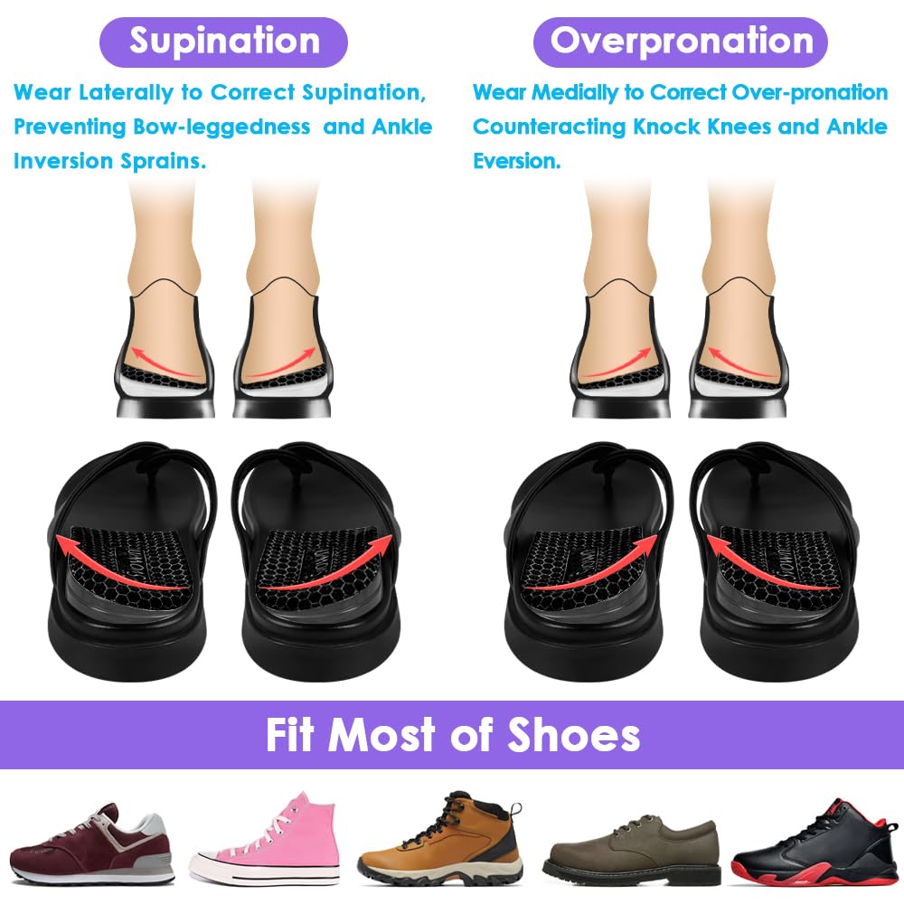 Svowin 3 Layers compatible with most shoes for steady wear and gait support.