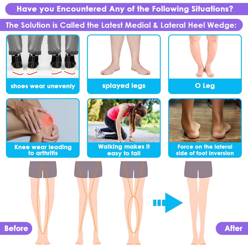 Svowin anti-slip silicone heel wedge provides secure grip and shock absorption.