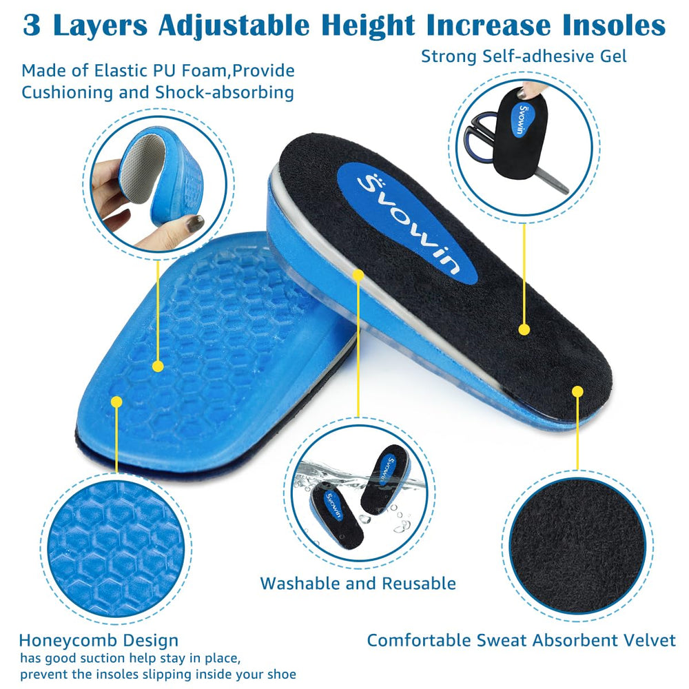 Svowin honeycomb bottom non-slip design keeps insoles in place