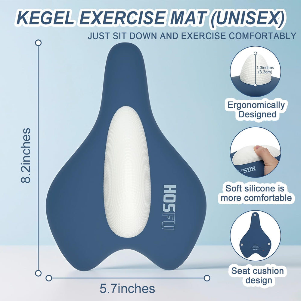 SVTXEU Kegel Exerciser blue silicone close-up shows soft, comfortable texture.