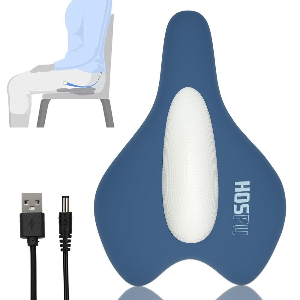 SVTXEU Kegel Exerciser for Men blue sit-on-top design aids pelvic muscle training.