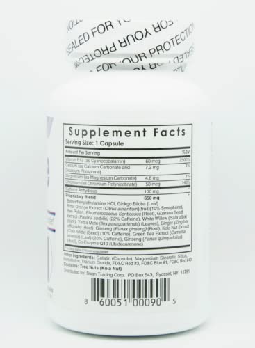Swan Extreme OxyElite Pro Strength capsules for daily metabolism support