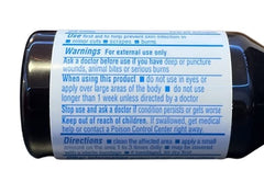 Swan iodine tincture fast-drying application shown for minor injuries.