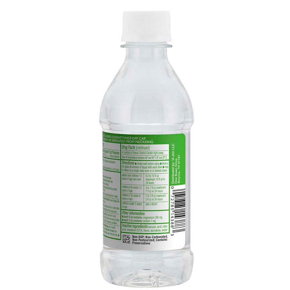 Close-up of Swan label showing clear dosage guidance