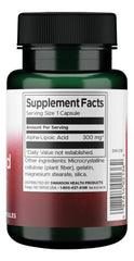 Swanson Alpha Lipoic Acid 300 mg capsules; easy daily antioxidant supplementation.