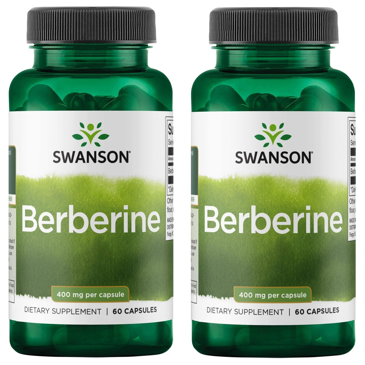 Swanson Berberine bottle front view highlighting metabolic health support