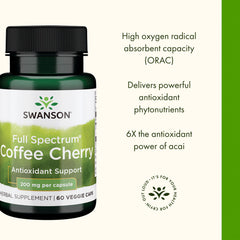 Swanson Coffee Cherry fruit illustration suggesting phytonutrient richness and natural energy support.