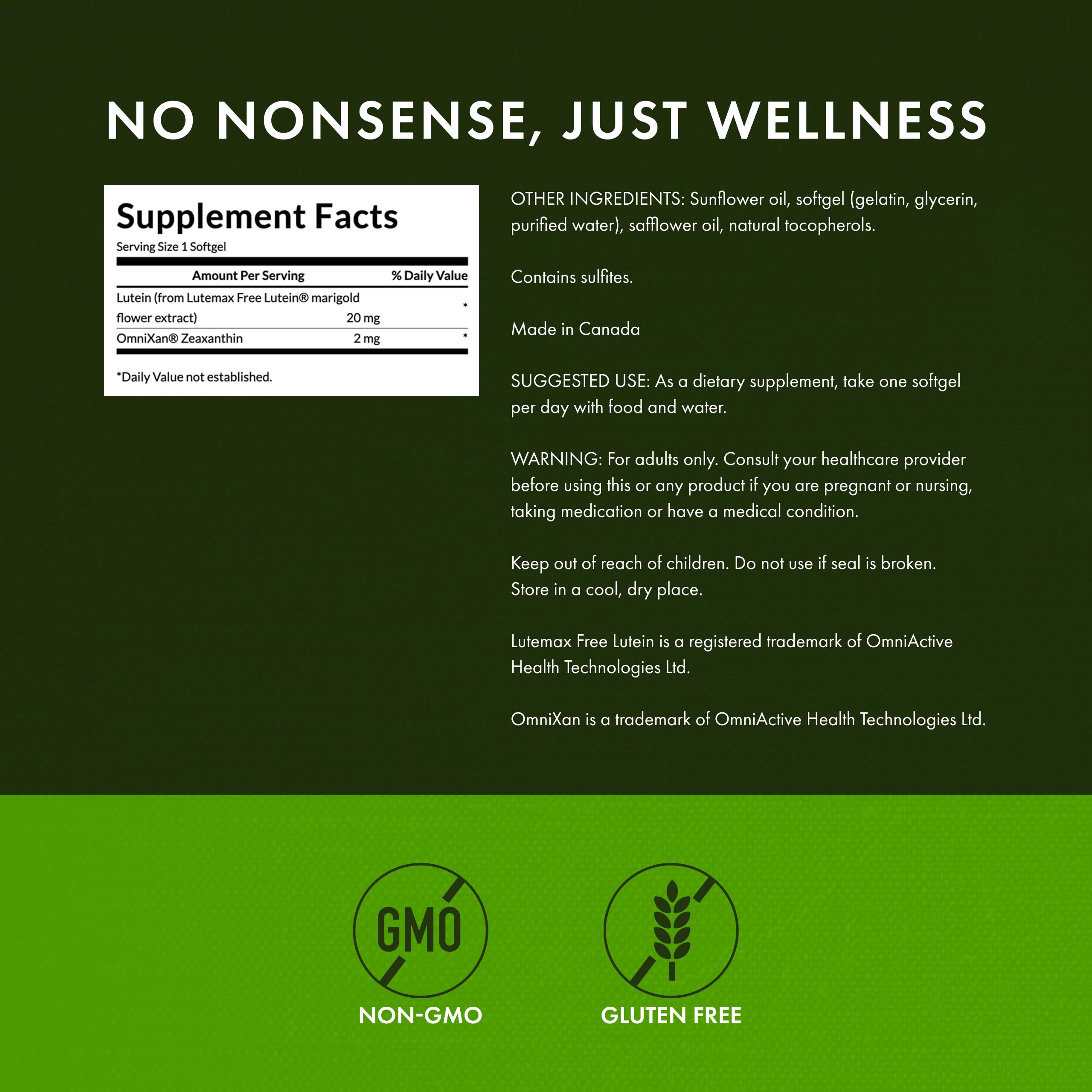 Swanson eye health softgel supports retina and macula comfort while reading.