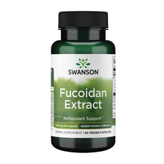 Swanson fucoidan extract bottle from brown seaweed source for immune support