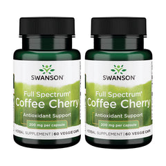Swanson Full-Spectrum Coffee Cherry bottle with capsules for daily immune support.
