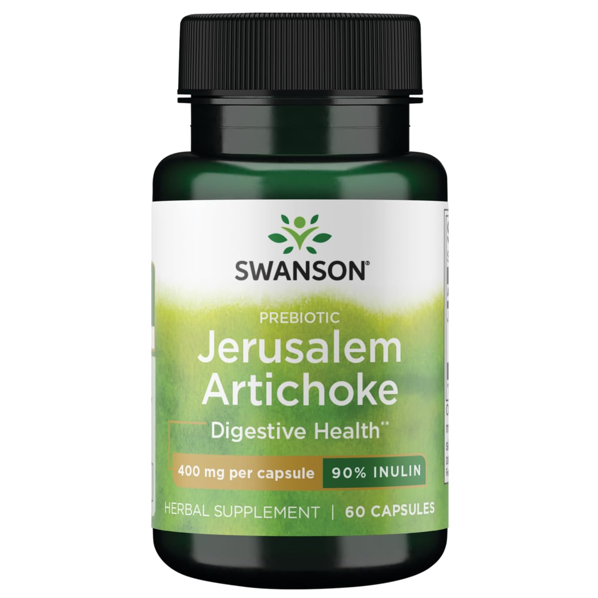 Swanson Full Spectrum Jerusalem Artichoke bottle supports digestive health