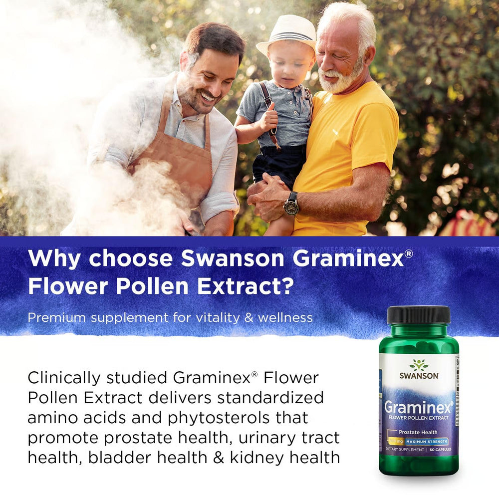Swanson Graminex packaging box communicates heritage and quality.
