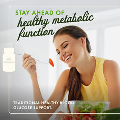 Swanson Gymnema leaf capsules close-up, plant-based and easy to take.