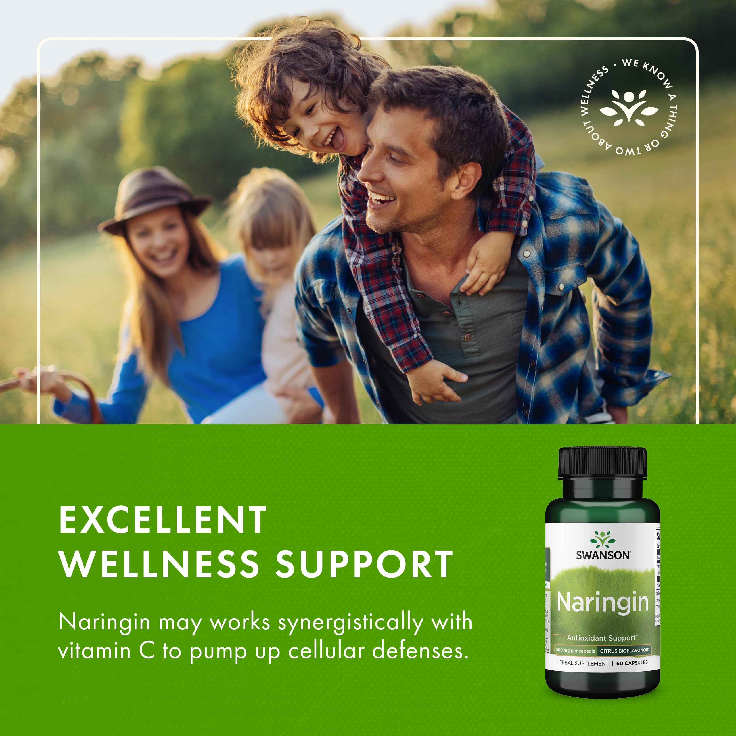 Swanson Health brand heritage graphic emphasizing decades of wellness solutions