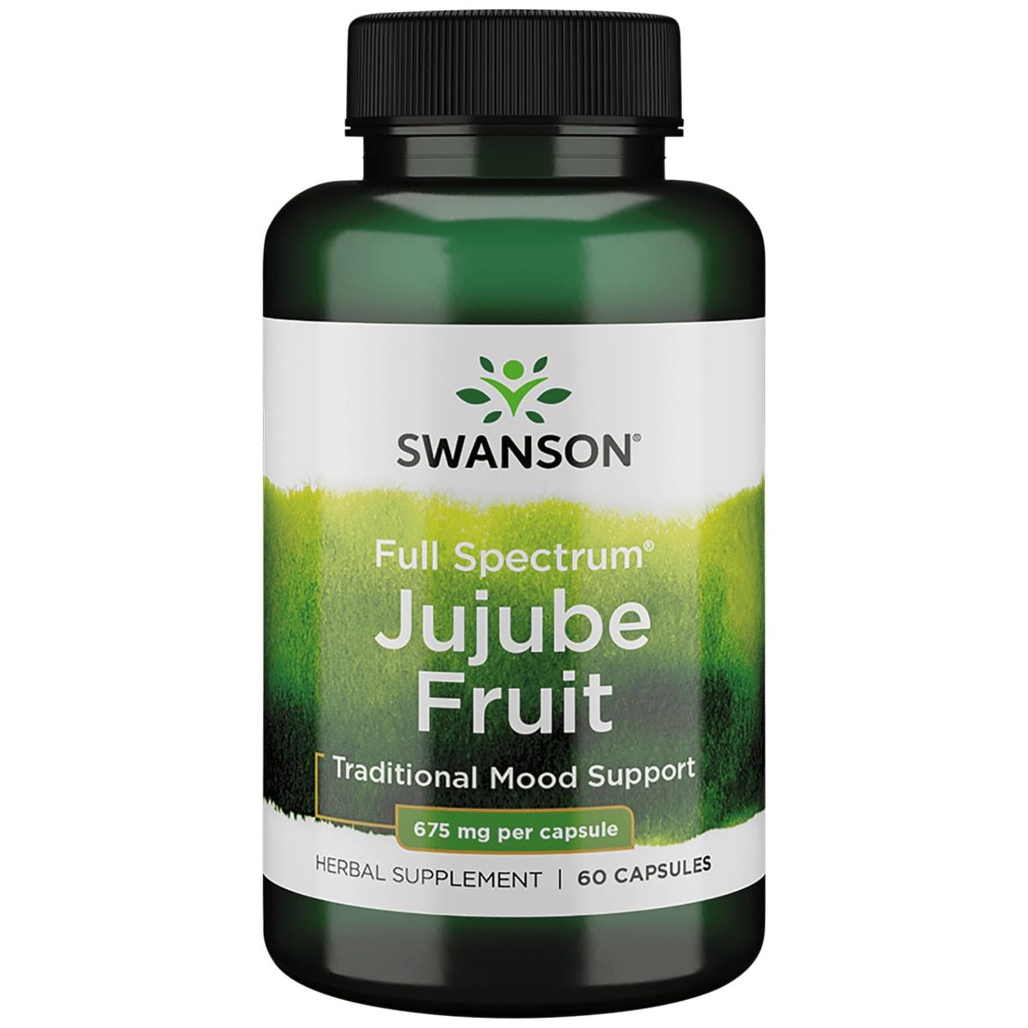 Swanson Jujube Fruit capsule for a calm, relaxed mind.