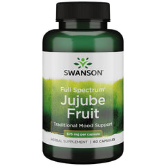 Swanson Jujube Fruit capsule for a calm, relaxed mind.
