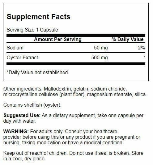 Swanson Kyoto Oyster Extract capsules ready for daily use to support vitality