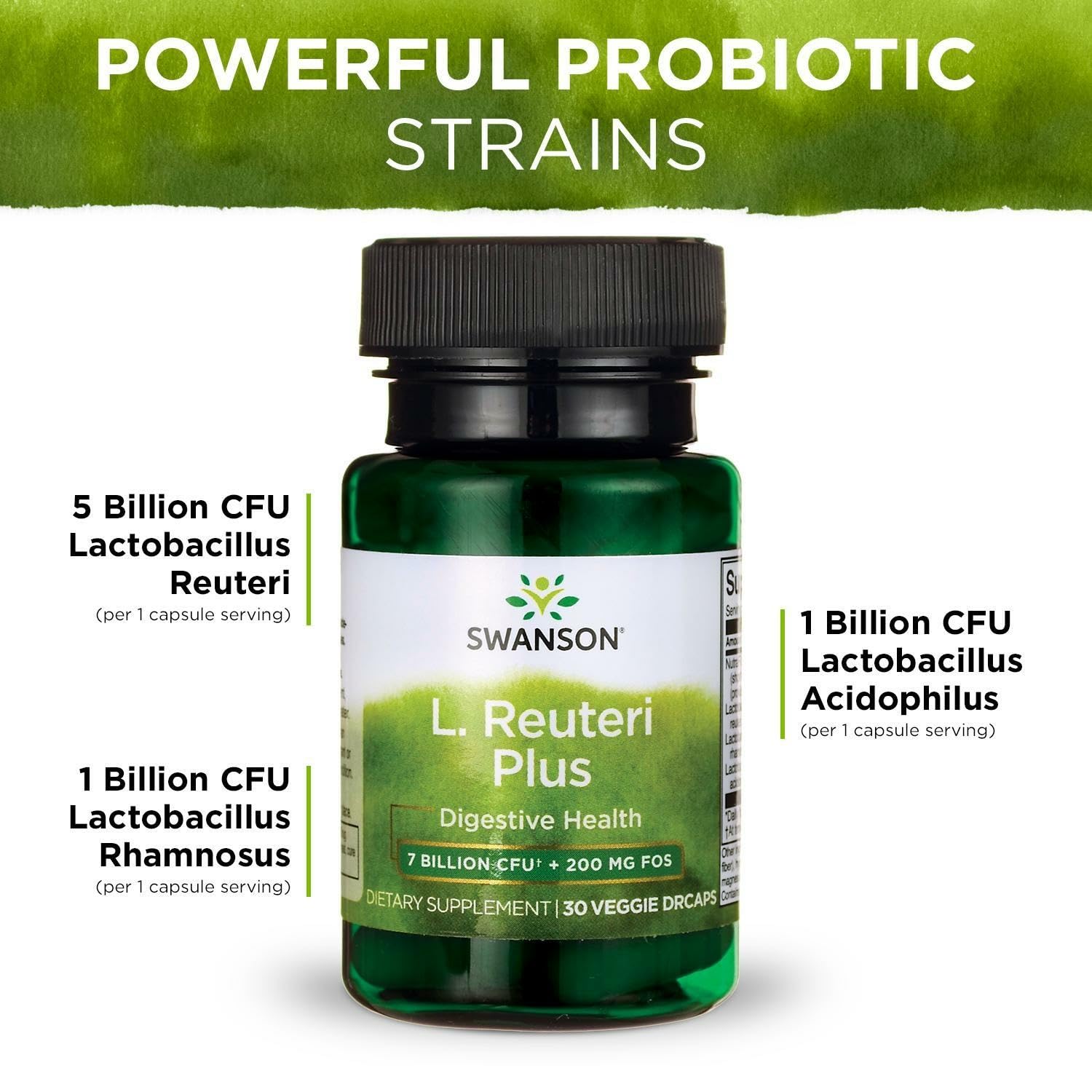 Swanson L. Reuteri Probiotic Plus 3-pack packaging for value and routine use.