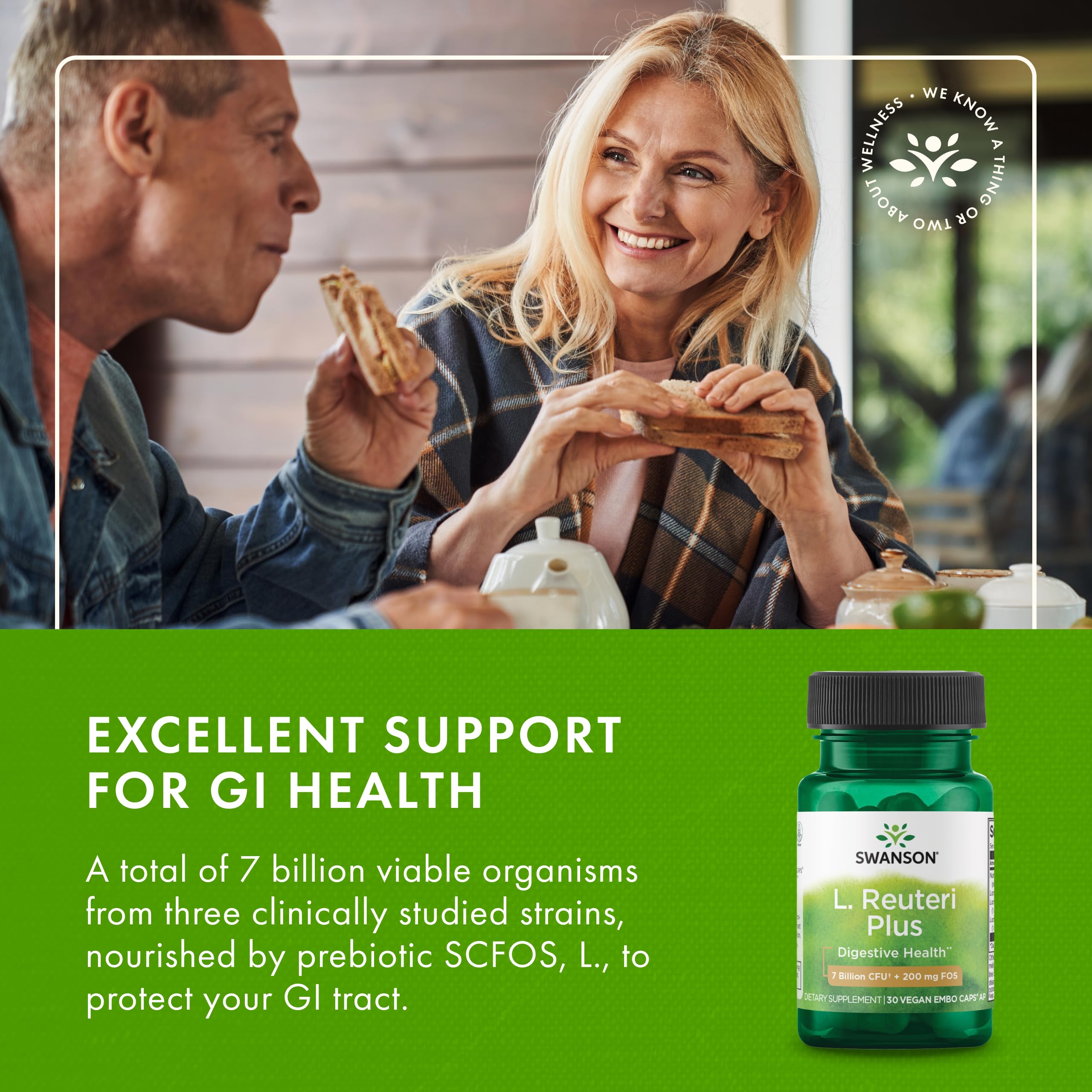 Swanson packaging and bottle side-by-side for easy daily supplementation.