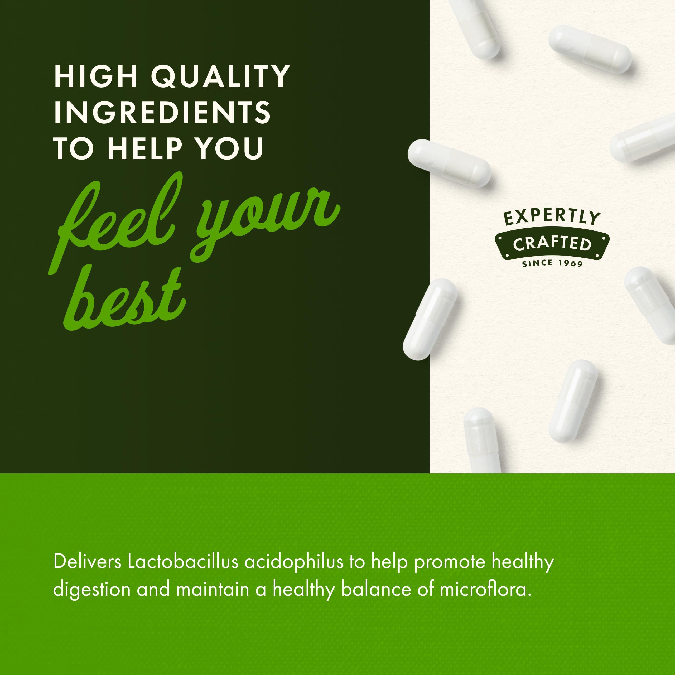 Swanson Lactobacillus Acidophilus refrigeration-free icon for convenient storage