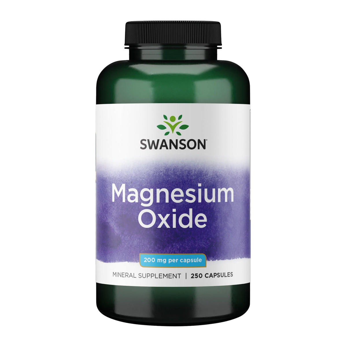 Swanson Magnesium 200 mg bottle for daily mineral support.