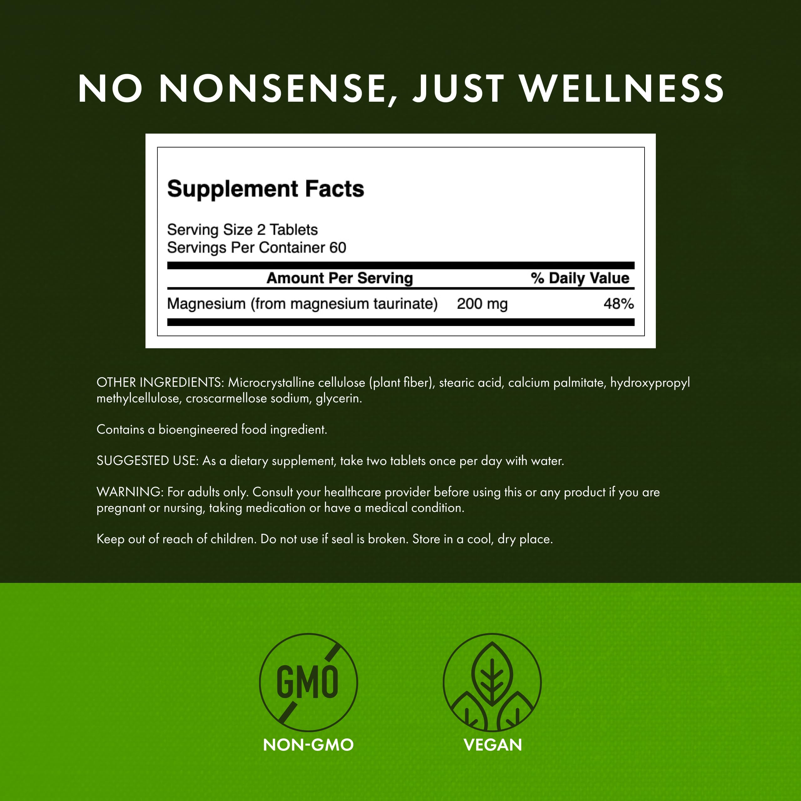 Swanson Magnesium Taurate tablets being poured for daily wellness routine.