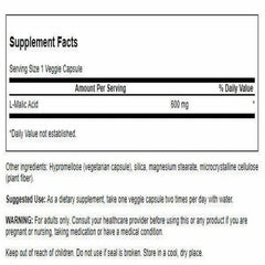 Swanson Malic Acid capsules arranged for convenient daily supplementation