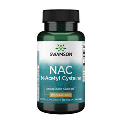 Swanson NAC bottle front view showing antioxidant support potential