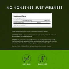 Swanson NAC bottle label emphasizing GMP standards and third party testing