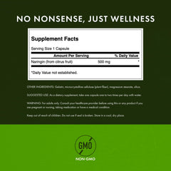 Swanson Naringin capsules close-up showing capsule details for daily citrus flavonoid support