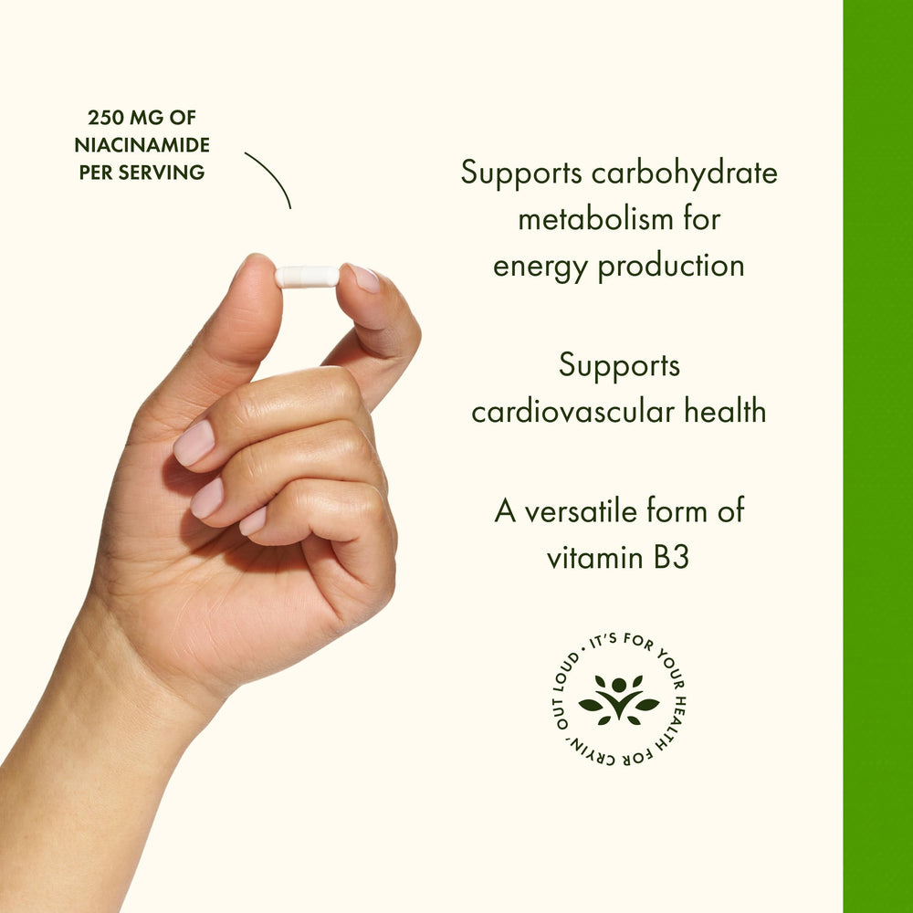 Swanson Niacinamide GMP-certified facility signaling quality manufacturing