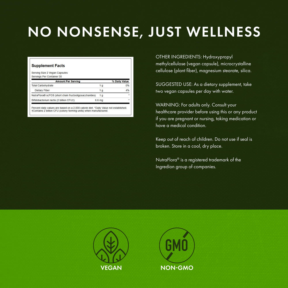 Close-up of Swanson label with ingredients and usage