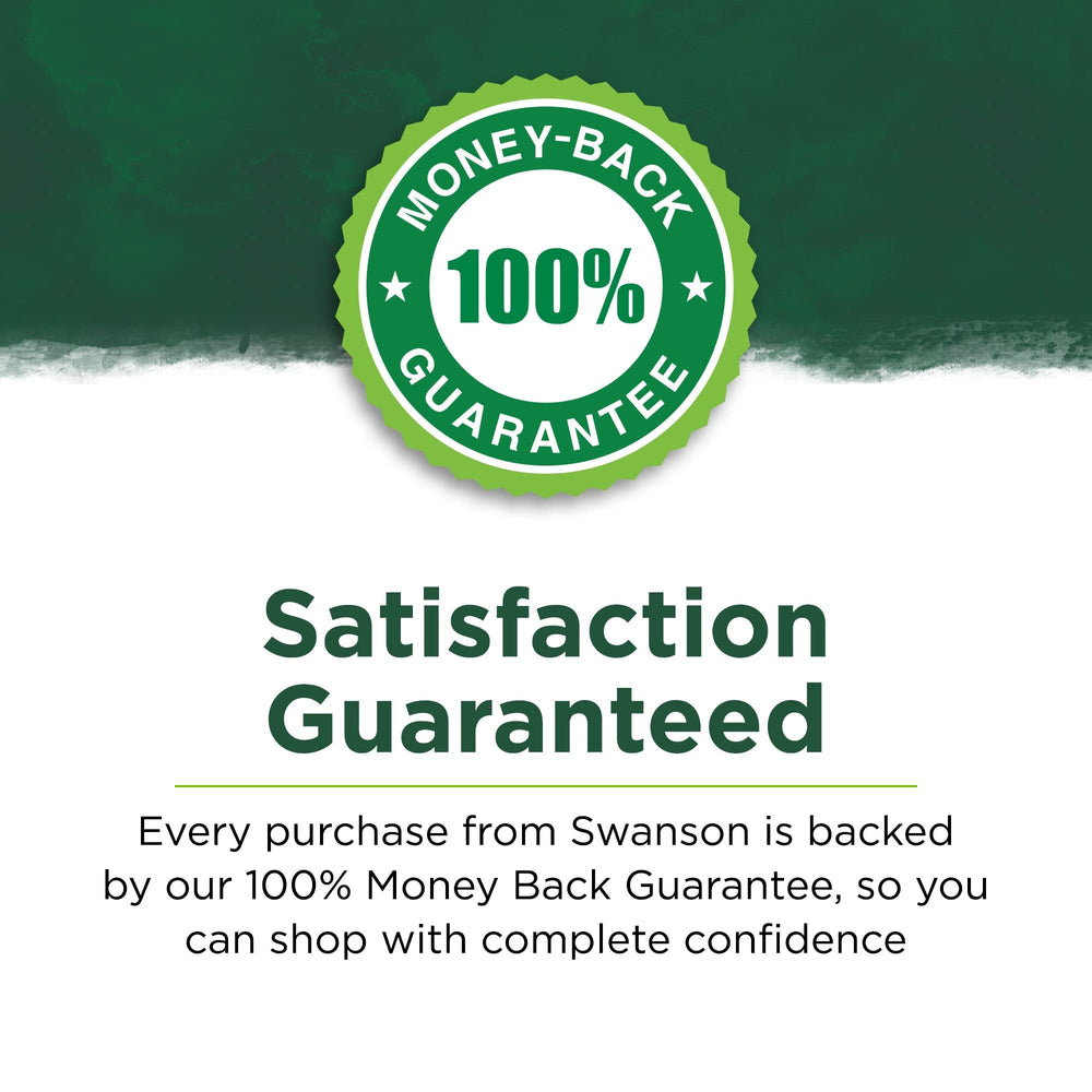 Swanson Pregnenolone GMP seal emphasizes manufacturing standards.