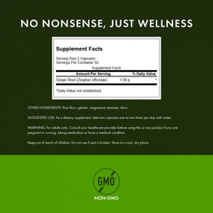 Swanson Premium Brand Ginger Root label detail, highlighting potency for reliable daily use