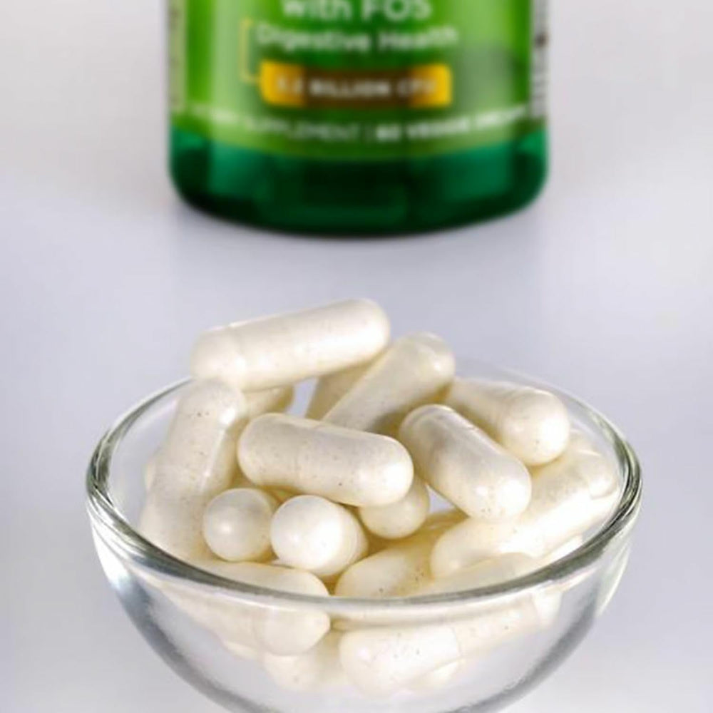 Swanson label highlights 16 strains and CFU per capsule for gut diversity