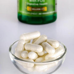 Swanson label highlights 16 strains and CFU per capsule for gut diversity