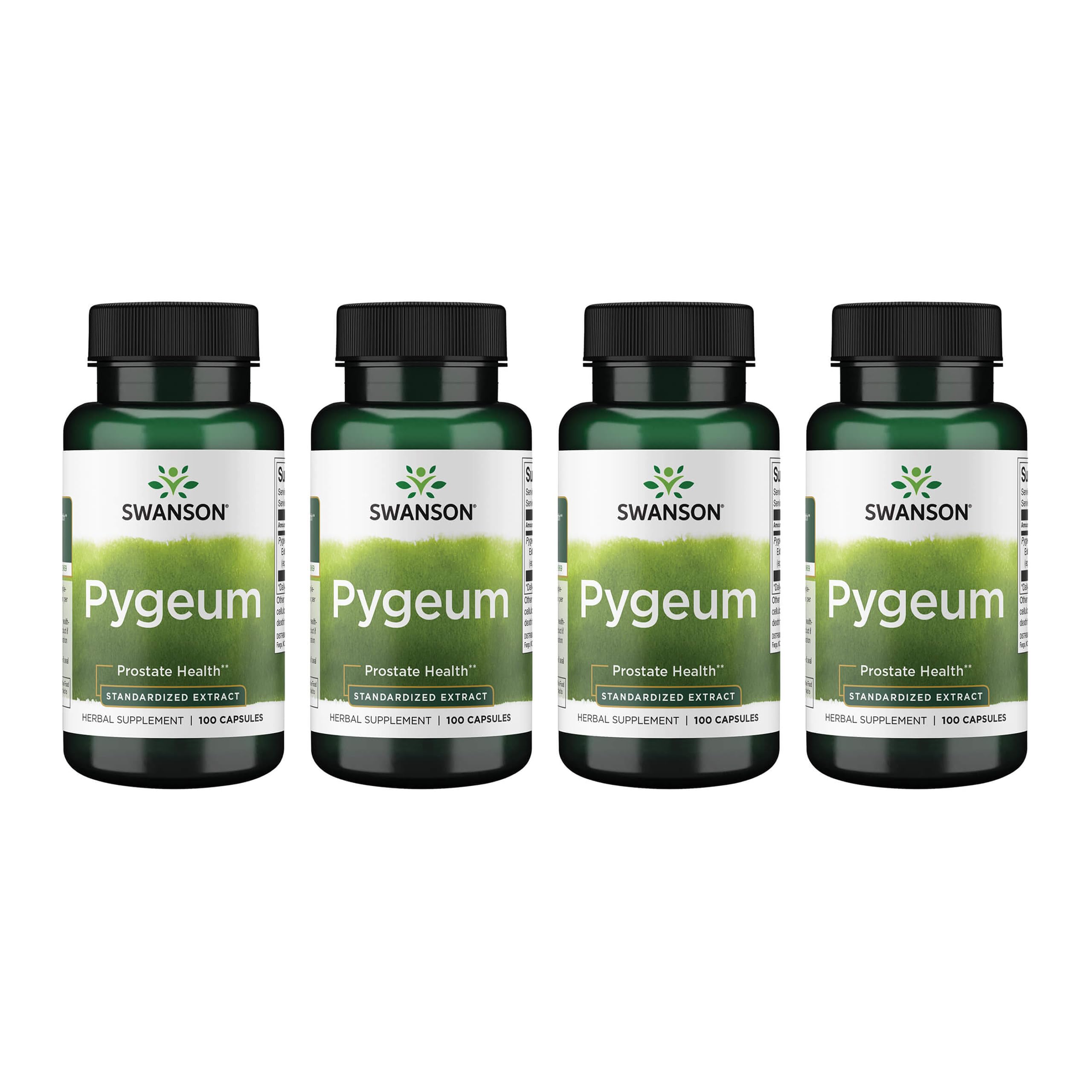 Swanson Pygeum bottle label highlighting urinary tract support