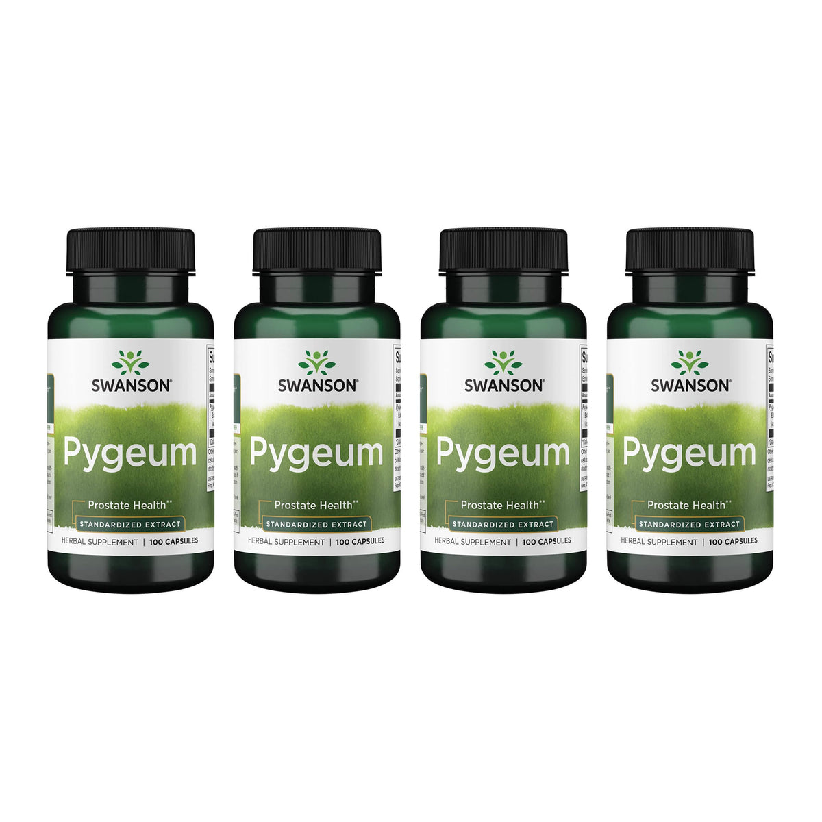 Swanson Pygeum bottle label highlighting urinary tract support