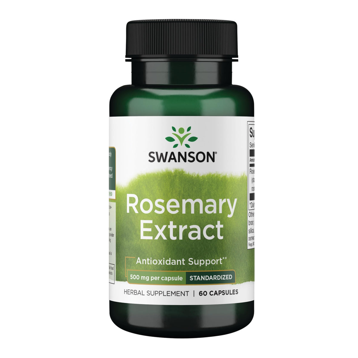 Swanson Rosemary Extract bottle front showing the product for daily antioxidant support