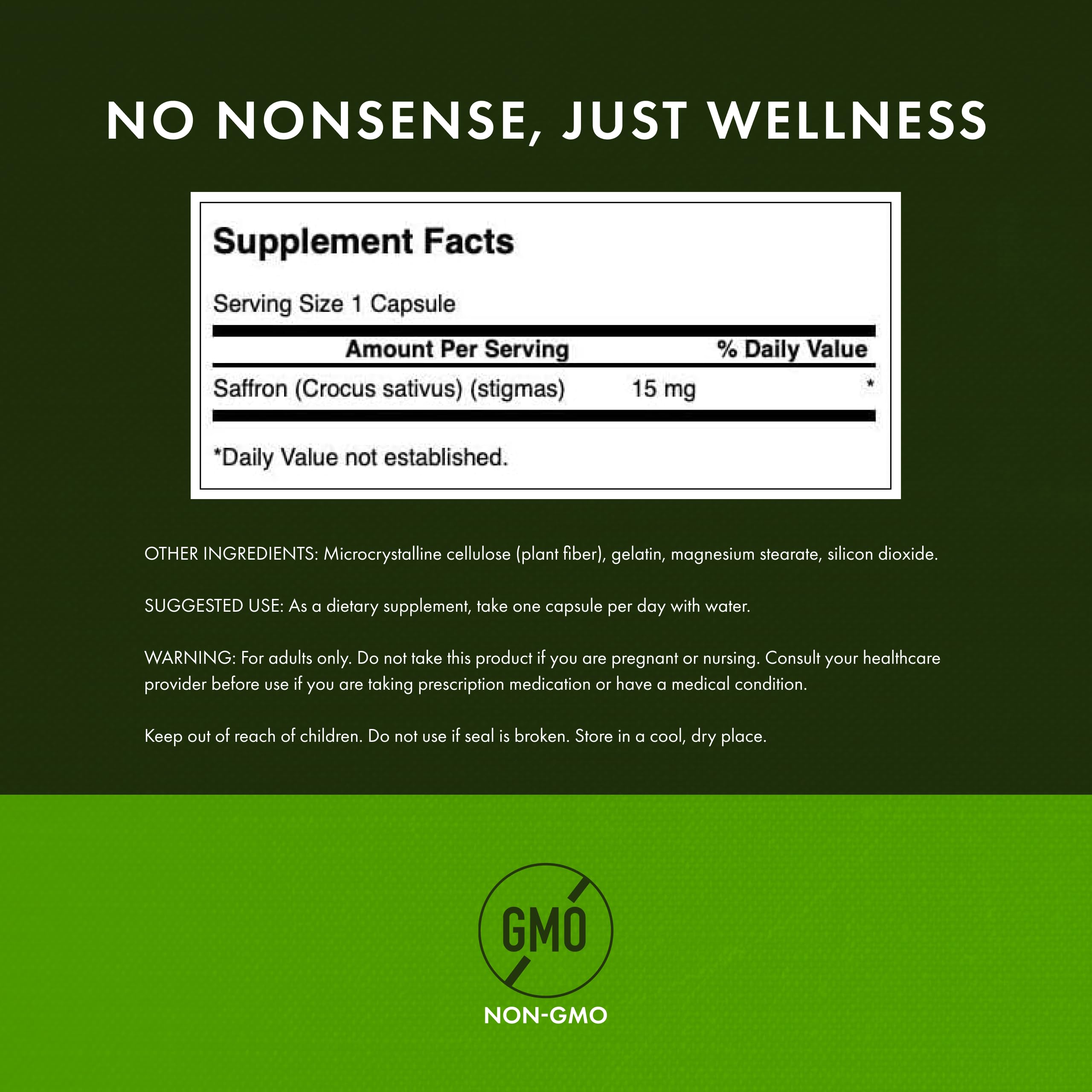 Swanson saffron ground stigmas powder image for herbal preparation.